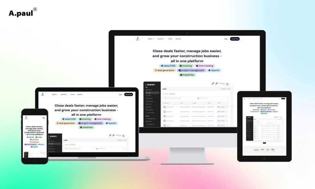 Systify AI Website Design and Development